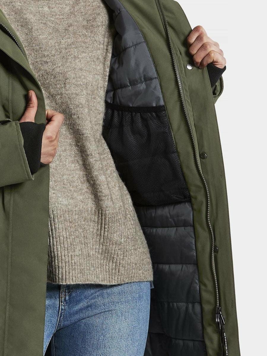 * Flash Sale Didriksons Erika Parka Deep Green Jackets & Coats