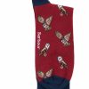 * Best Sale Barbour Owl Socks Cranberry Socks