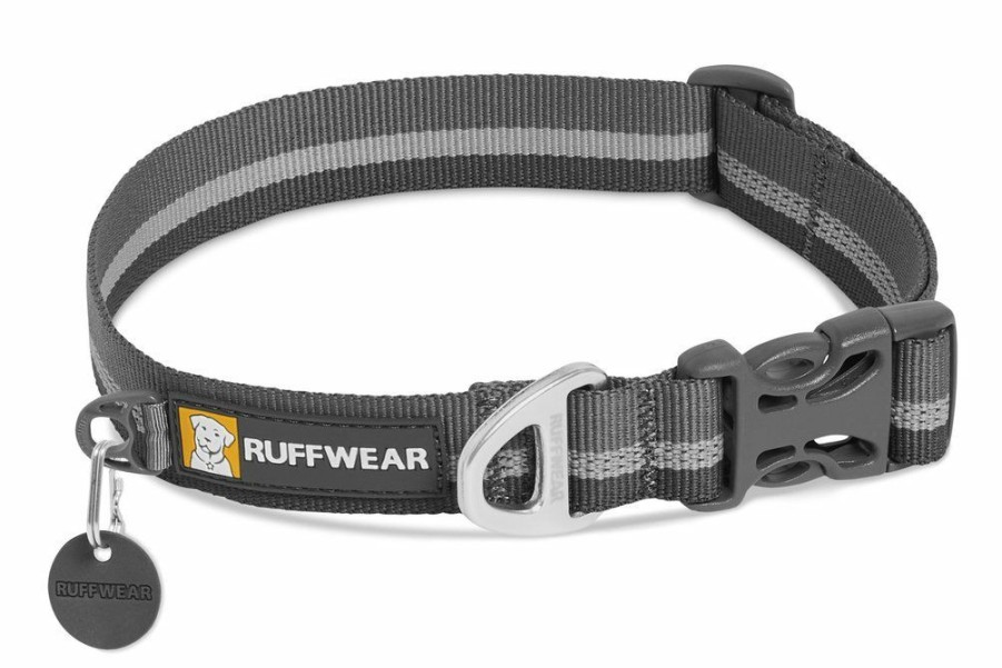 * New Ruffwear Crag Collar Granite Grey Dogs