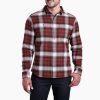 * Quick Delivery Kuhl Law Flannel Shirt Oxblood Shirts