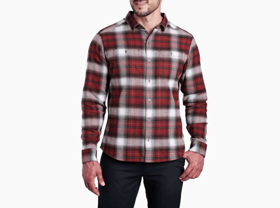 * Quick Delivery Kuhl Law Flannel Shirt Oxblood Shirts