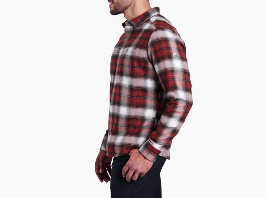 * Quick Delivery Kuhl Law Flannel Shirt Oxblood Shirts