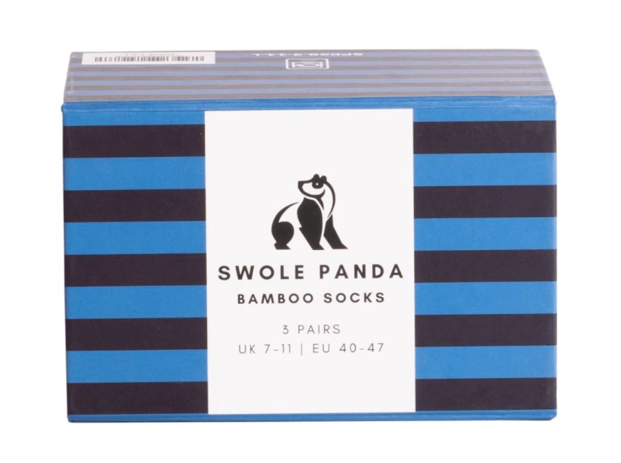 * Online Sales Swole Panda Sock Gift Set Blue Stripe Socks