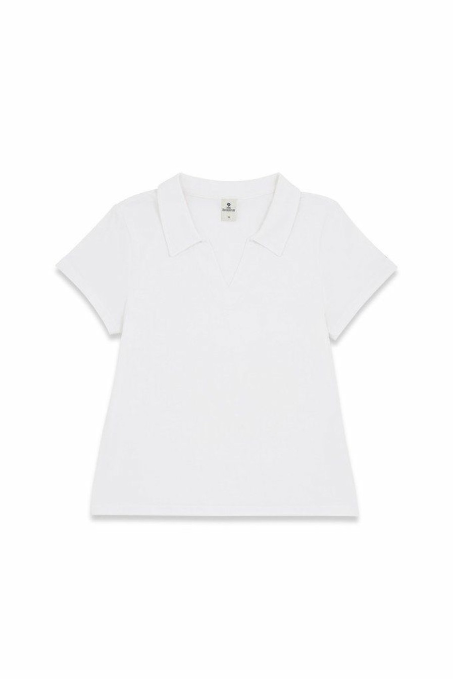 * Online Sales Mousqueton Fleuren Top Blanc Tops