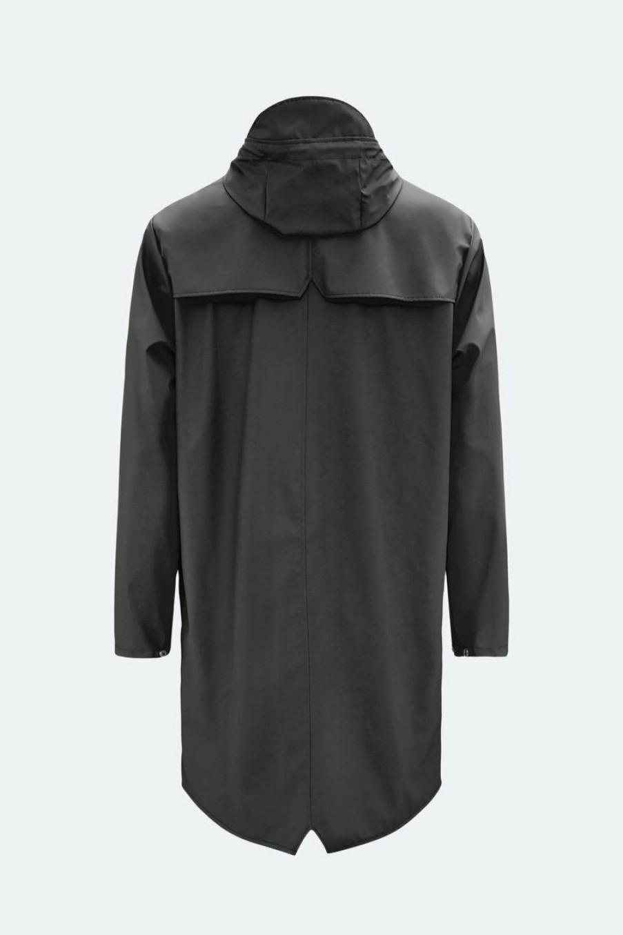 * Featured Rains Long Jacket 1202 Black Jackets & Coats