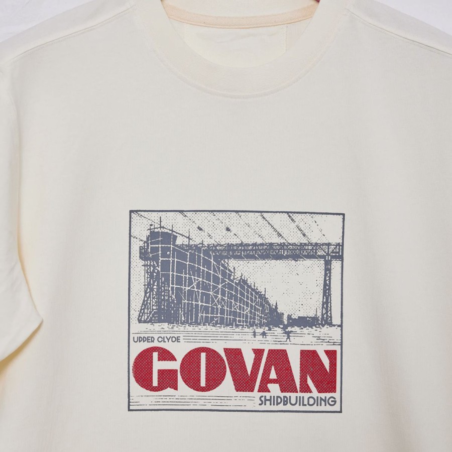 * Gift Selection Finnieston Govan Poster Tee Bone T-Shirts