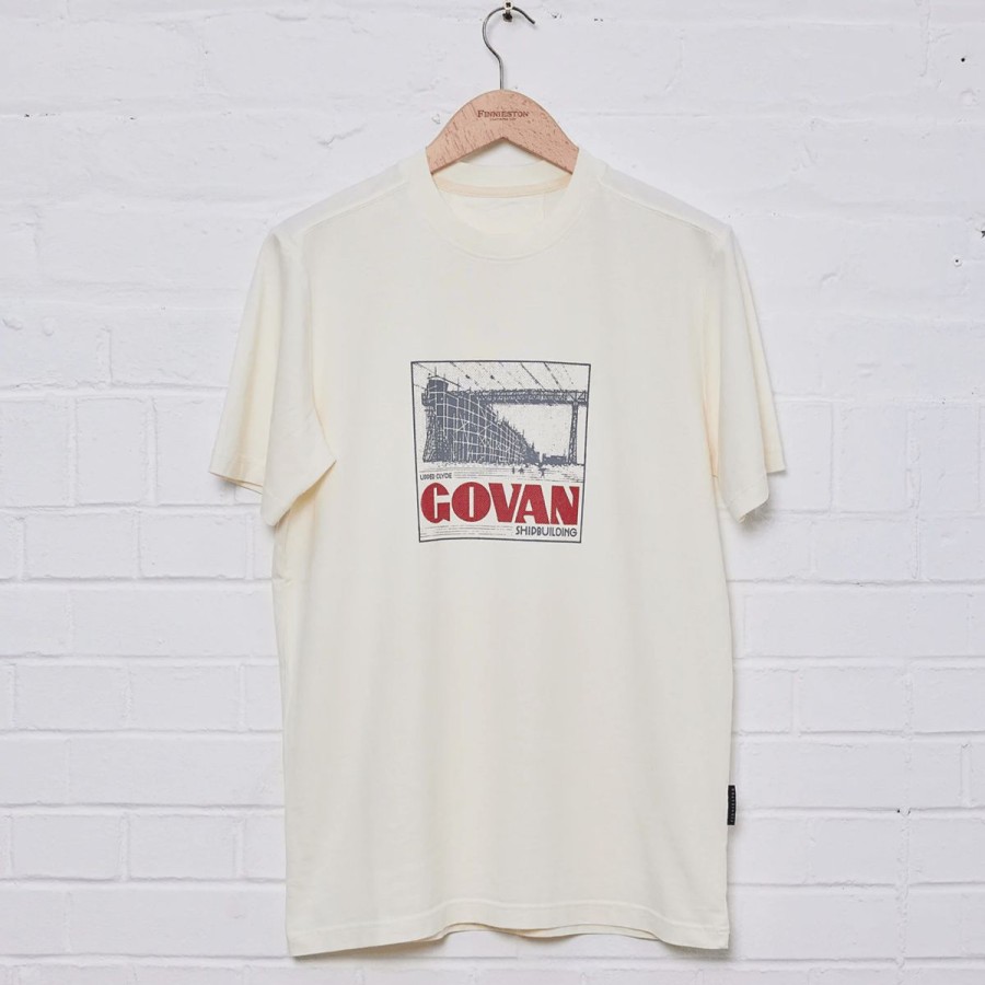 * Gift Selection Finnieston Govan Poster Tee Bone T-Shirts