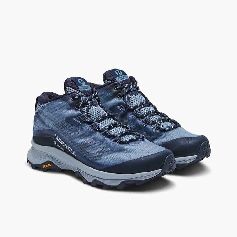 * New Threads Merrell Women'S Moab Speed Mid Gtx Navy Boots