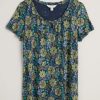 * Quality Guarantee Seasalt Appletree Top Craft Floral Maritime Tops