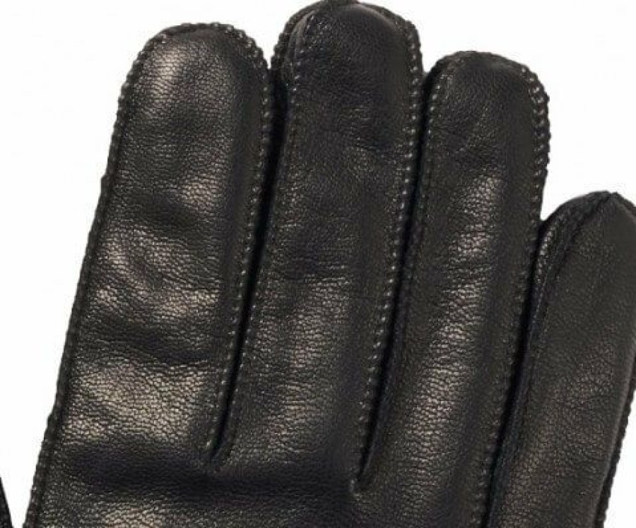 * Gift Selection Failsworth Edward Leather Glove Black Accessories