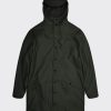 * Gift Selection Rains Long Jacket Green Jackets & Coats