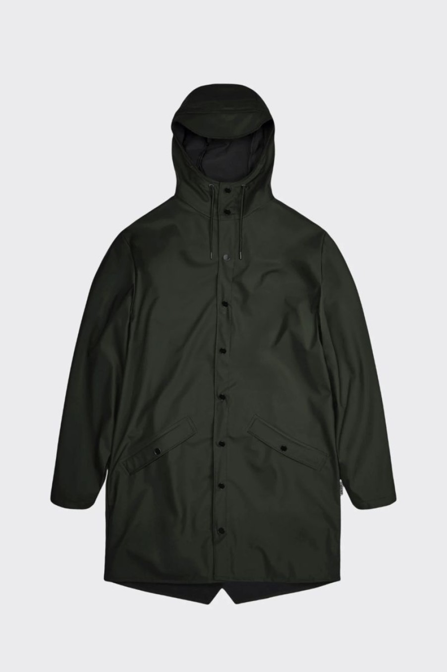 * Gift Selection Rains Long Jacket Green Jackets & Coats