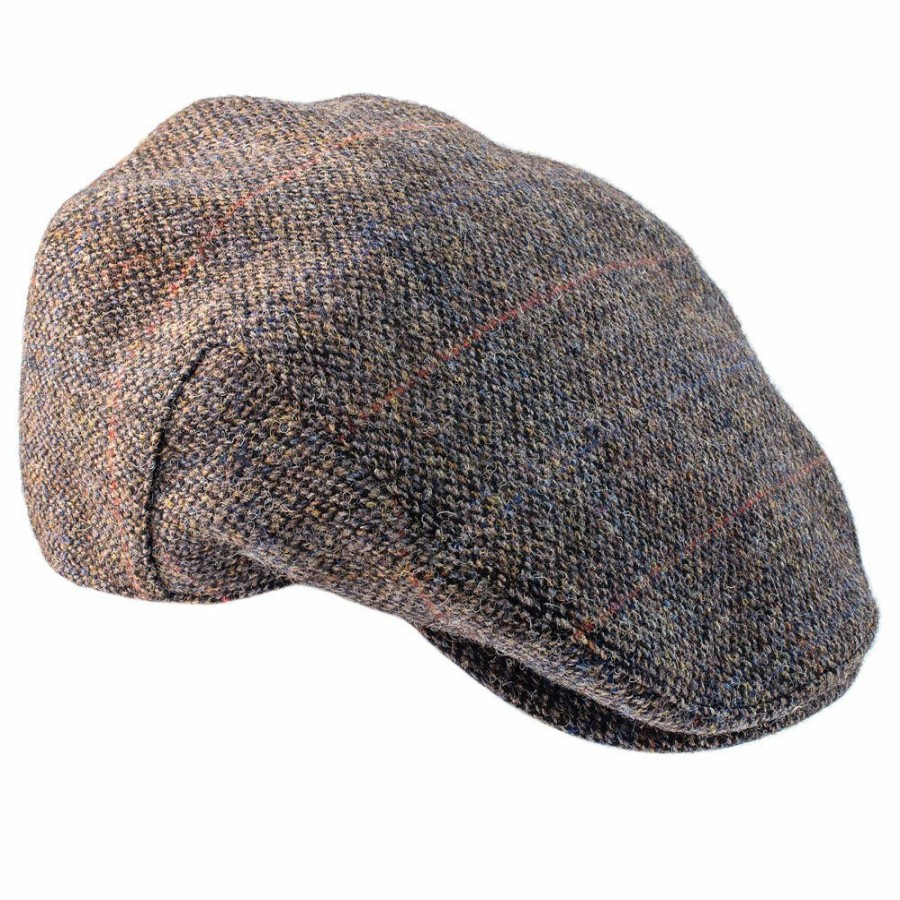 * Gift Selection Heather Hat'S Highland Harris Tweed Cap Grey Hats & Headbands & Hat Accessories