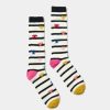 * Online Sales Joules Fluffy Socks Cream Bee Socks