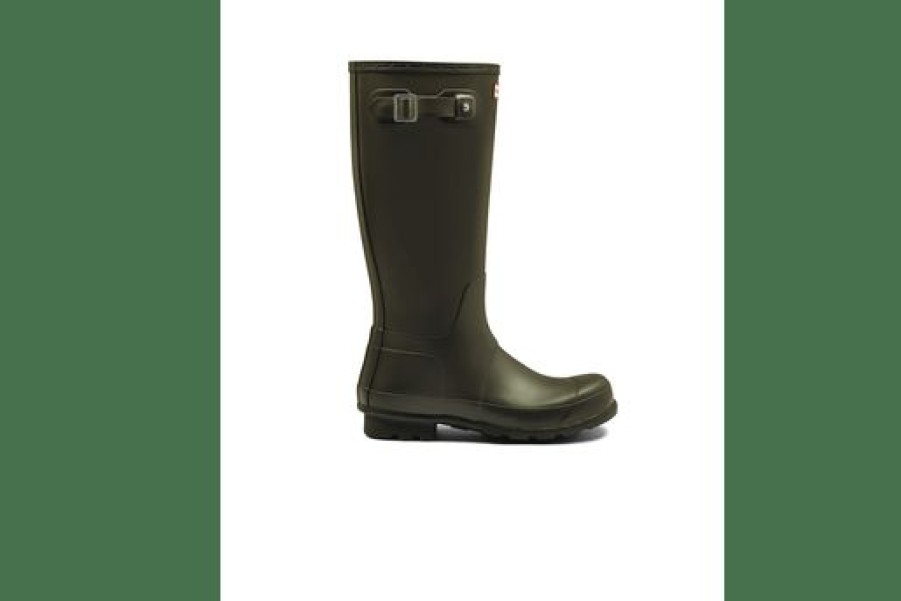 * Cut Price Hunter Original Tall Wellington Boots Dark Olive Footwear