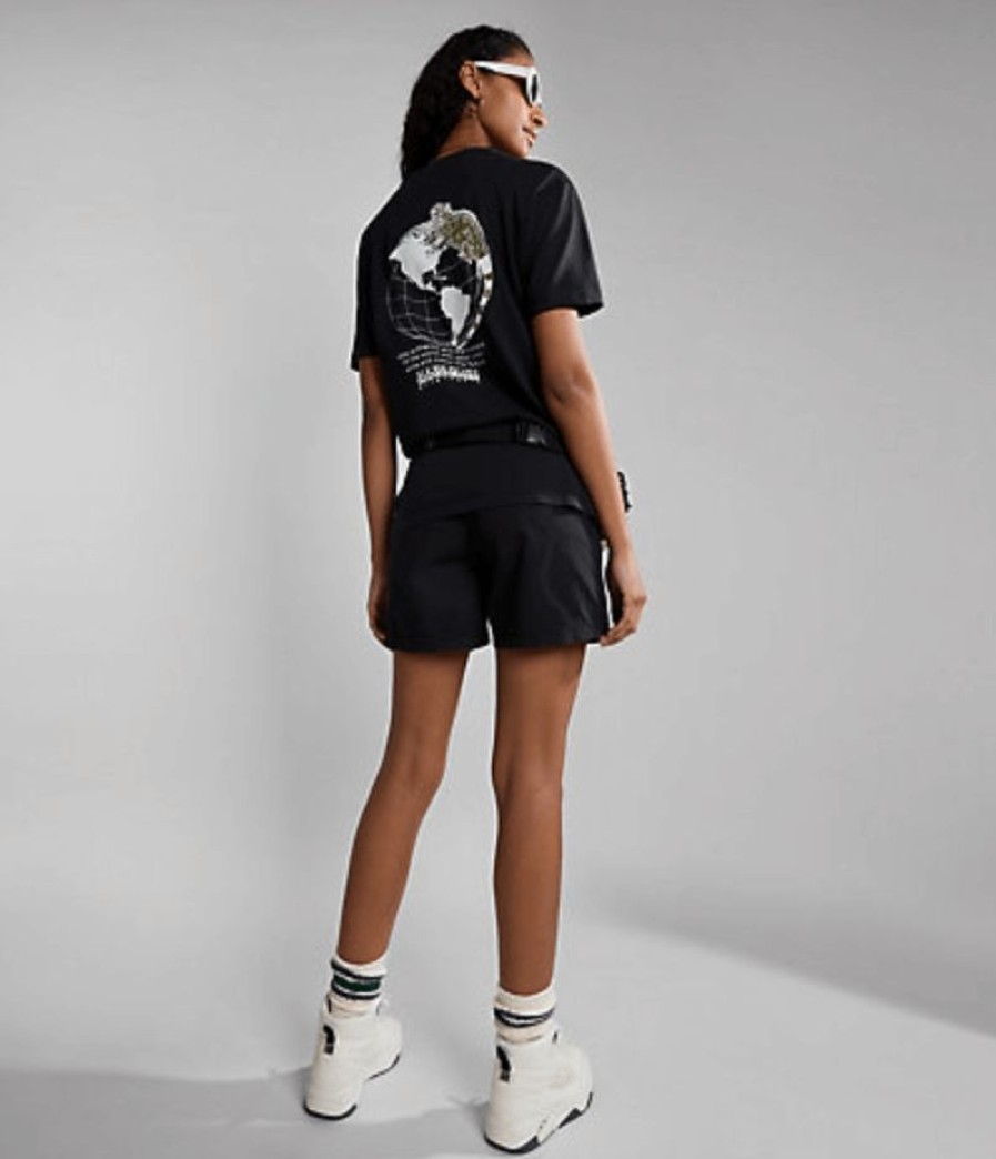 * Shop Napapijri Jubones Tee Black T-Shirts