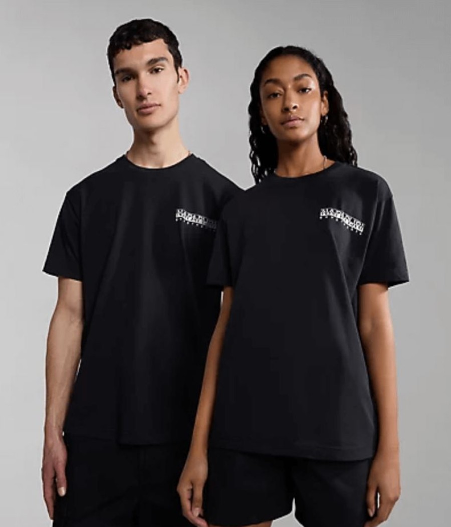 * Shop Napapijri Jubones Tee Black T-Shirts