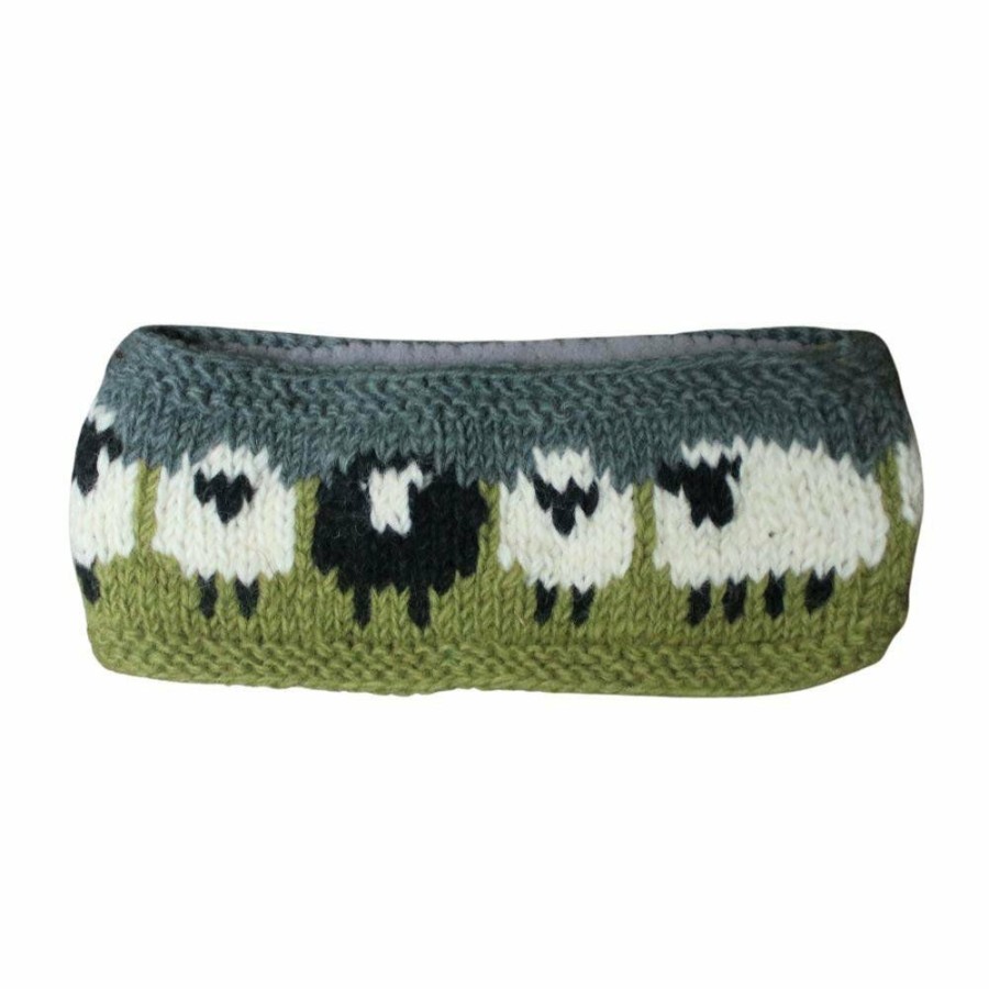 * Cut Price From The Source Sheep Headband Green Hats & Headbands & Hat Accessories