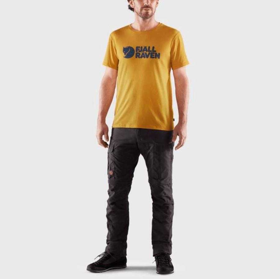 * Gift Selection Fjallraven Logo Tee Ochre T-Shirts