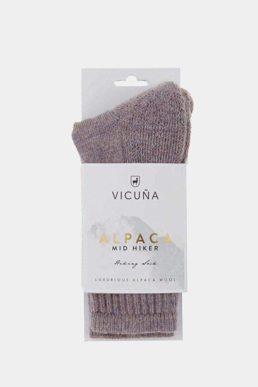 * New Threads Vicuna Mid Weight Alpaca Sock Rock Rose Socks