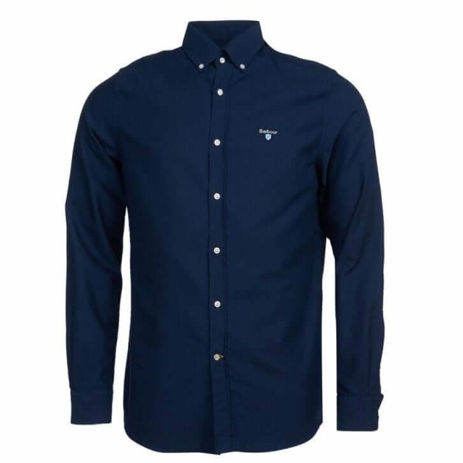 * Best Sellers Barbour Oxford 3 Shirt Navy Shirts