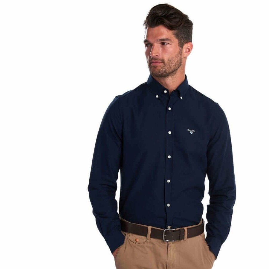 * Best Sellers Barbour Oxford 3 Shirt Navy Shirts