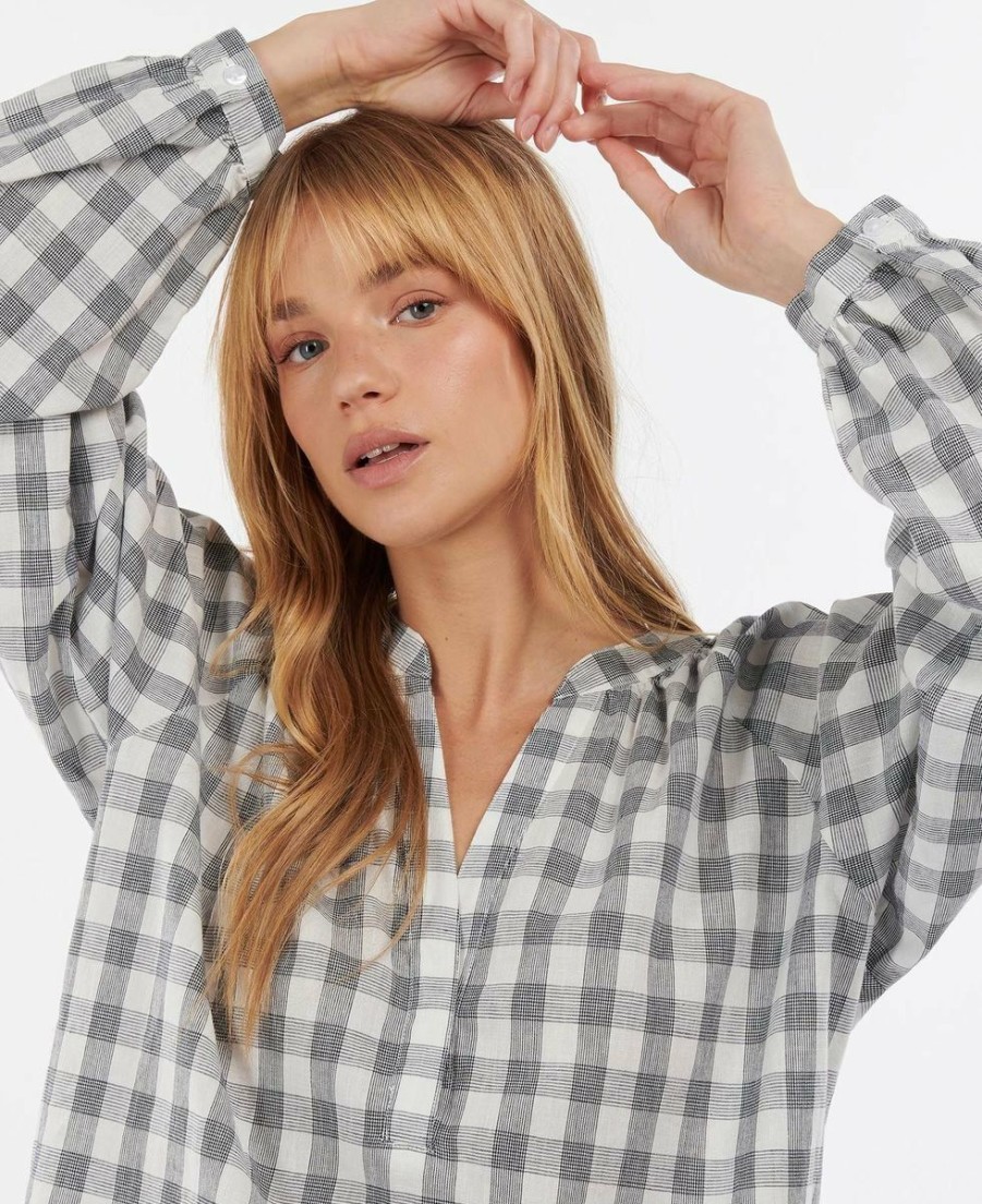 * Exclusive Design Barbour Astley Top Cloud Check Tops