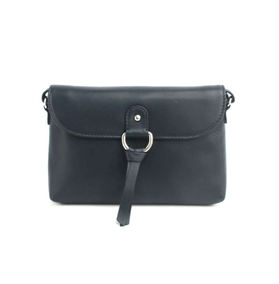 * Quick Delivery Eastern Counties Leather Cleo X Body Navy Bags