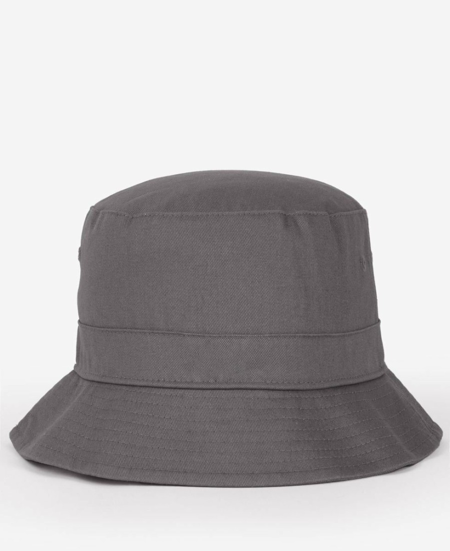 * Discounts Barbour Cascade Bucket Hat Asphalt Hats & Headbands & Hat Accessories