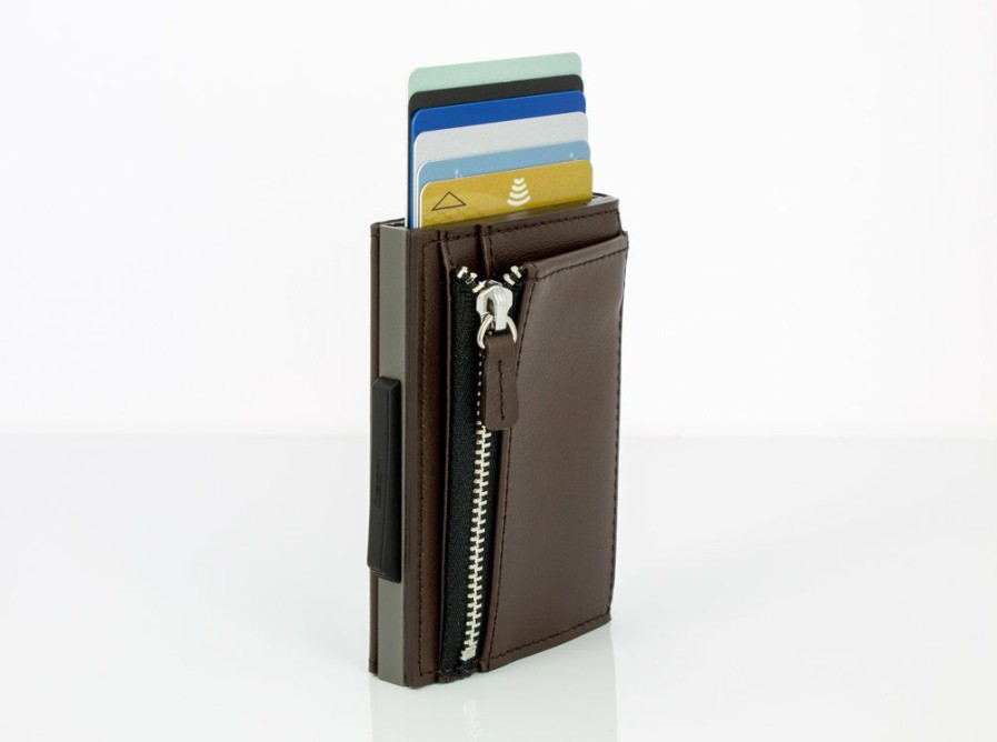 * Featured Ogon Design Cascade Wallet Titanium/Brown Wallets