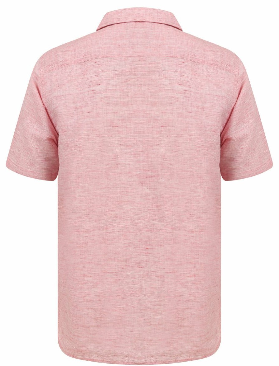 * Flash Sale Srg Yanni Linen Shirt Pink Shirts