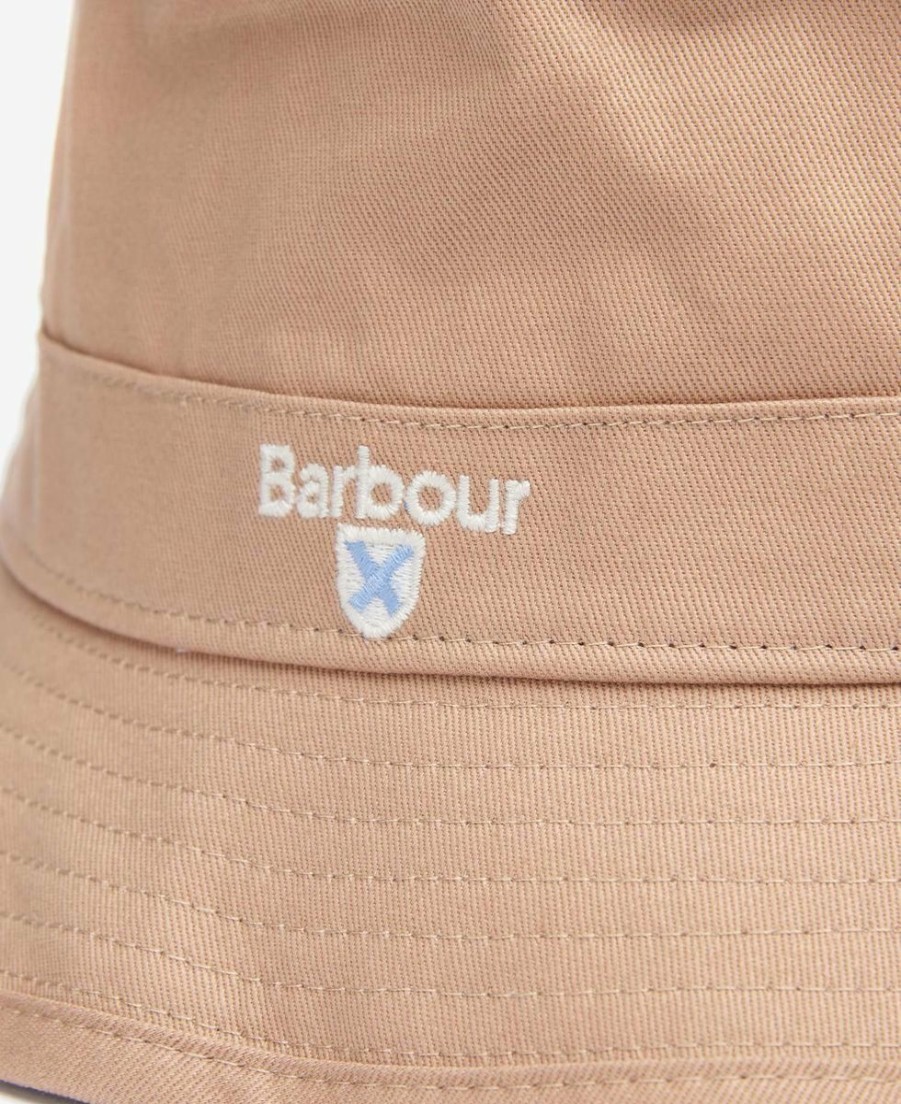 * Quality Guarantee Barbour Cascade Bucket Hat Stone Hats & Headbands & Hat Accessories