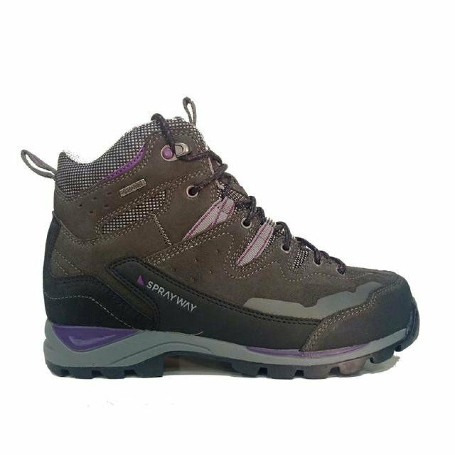 * Best Sellers Sprayway Women'S Oxna Waterproof Mid Boot Charcoal/Purple Boots