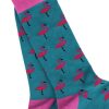 * Cut Price Swole Panda Bamboo Socks Flamingos Socks