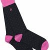 * New Swole Panda Women'S Bamboo Socks Pink Spot Socks