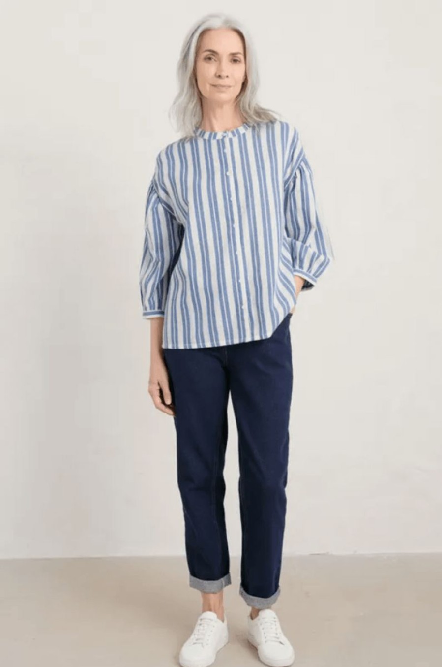 * Online Sales Seasalt Following Sea Shirt Sealine Pier Tops