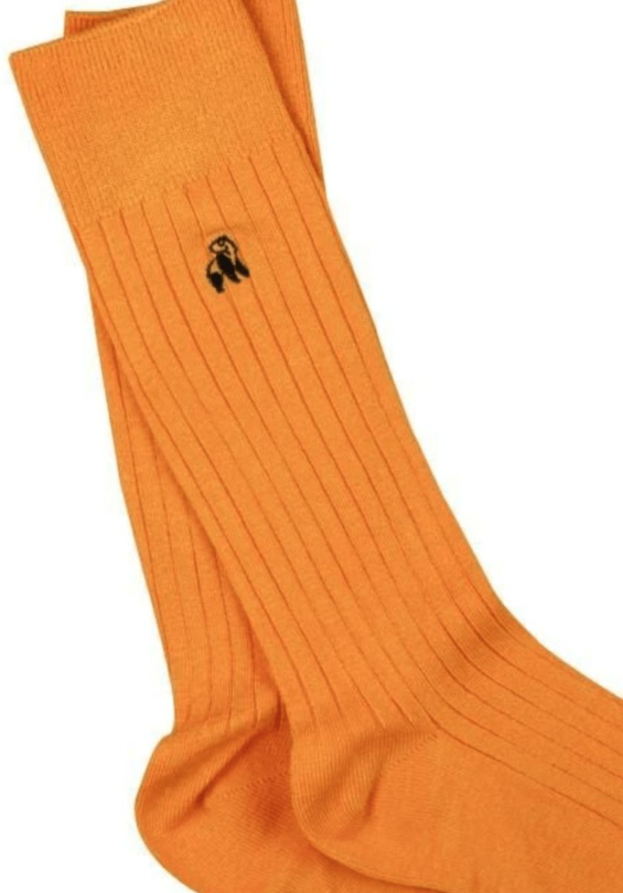 * Quality Guarantee Swole Panda Bamboo Socks Tangerine Socks