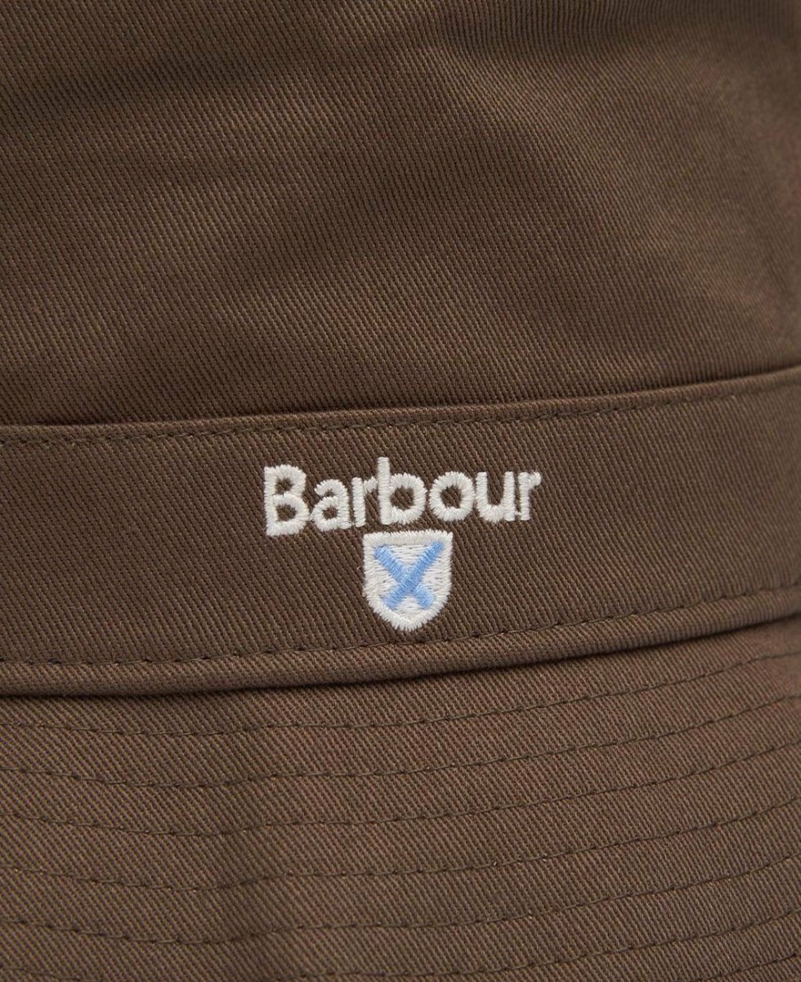 * Wholesale Barbour Cascade Bucket Hat Olive Hats & Headbands & Hat Accessories