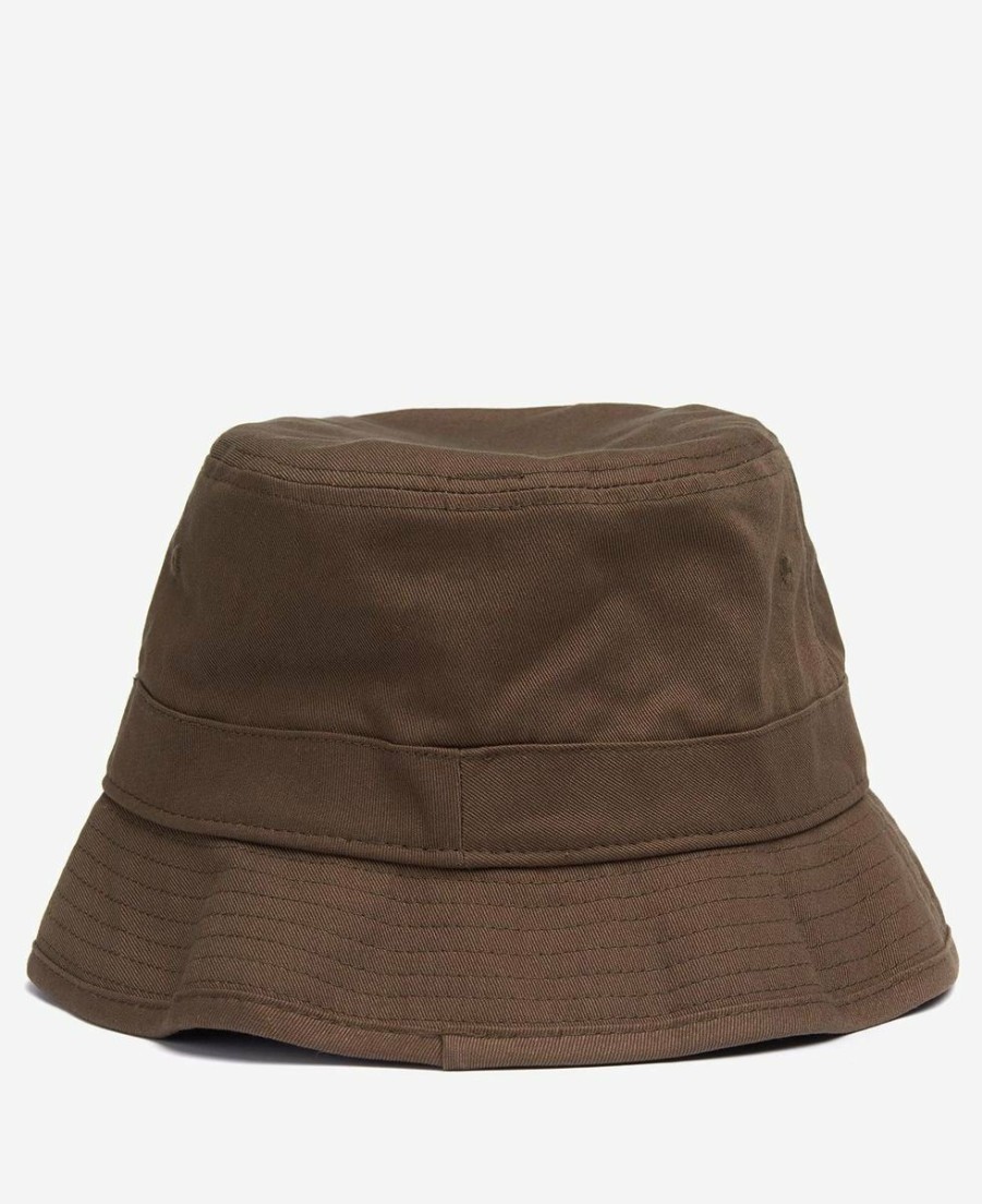 * Wholesale Barbour Cascade Bucket Hat Olive Hats & Headbands & Hat Accessories