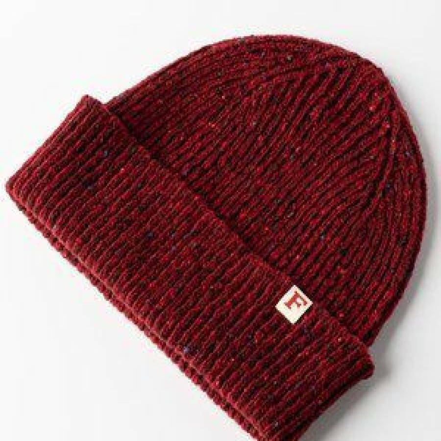 * Quality Guarantee Finnieston Conic Beanie Wine Hats & Headbands & Hat Accessories