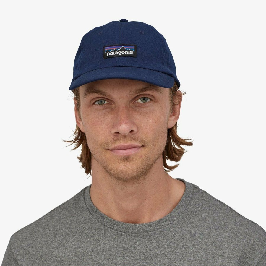 * Online Sales Patagonia P6 Label Trad Cap Classic Navy Hats & Headbands & Hat Accessories