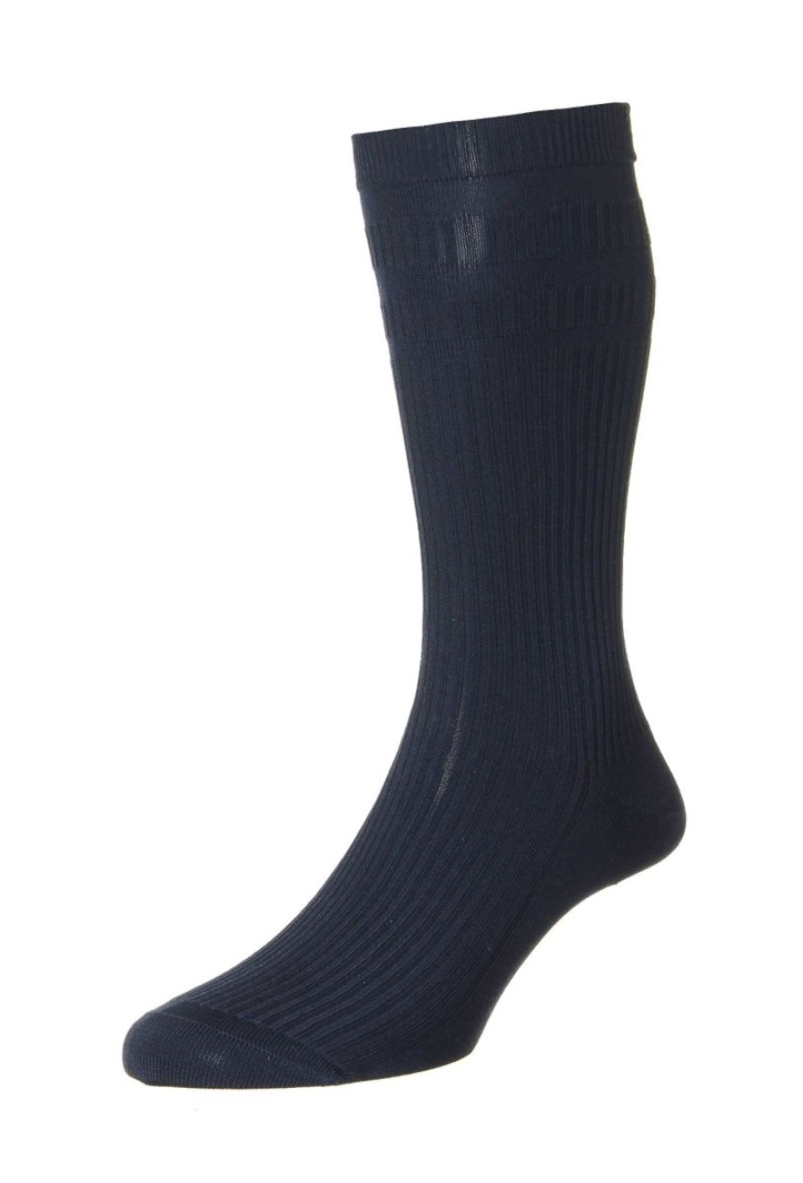 * New Pantherella Ickburgh Socks Navy Socks