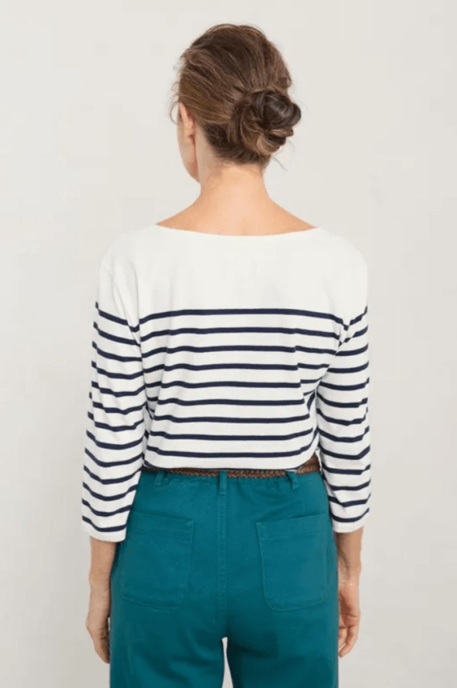 * Online Sales Seasalt Sailor Top Falmouth Breton Chalk Maritime Tops