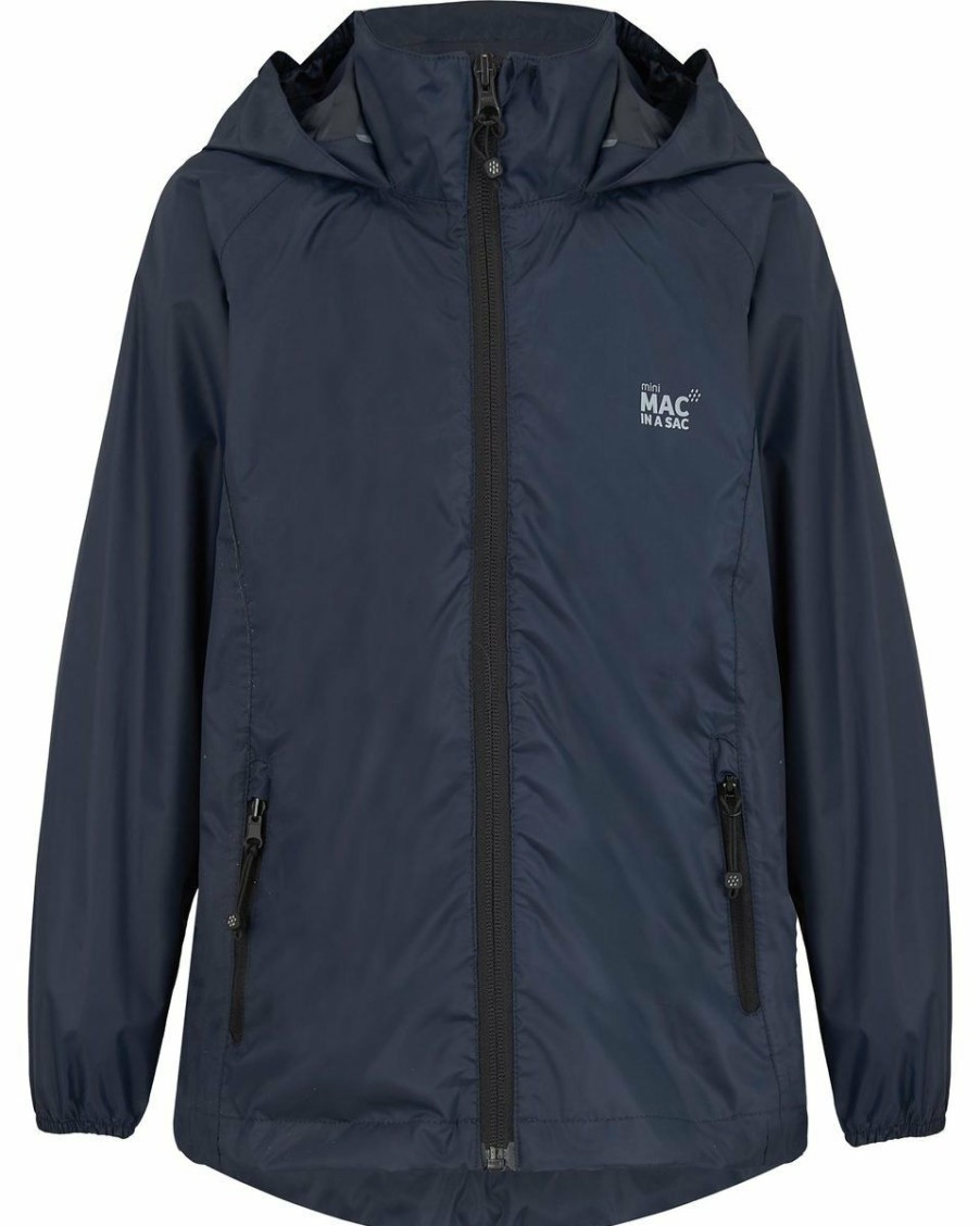 * Online Sales Target Dry Kids Mias (Mac In A Sac) Jacket Navy Jackets & Coats