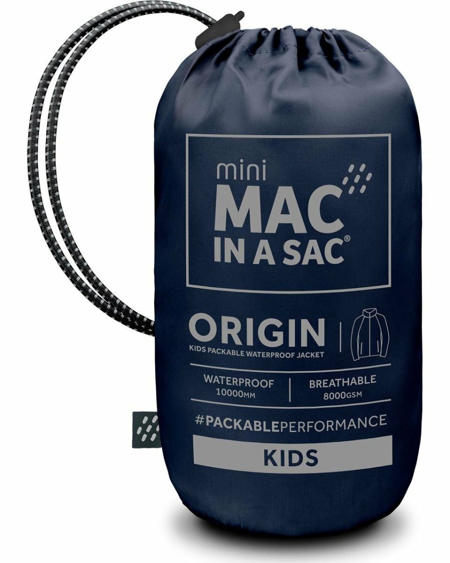 * Online Sales Target Dry Kids Mias (Mac In A Sac) Jacket Navy Jackets & Coats