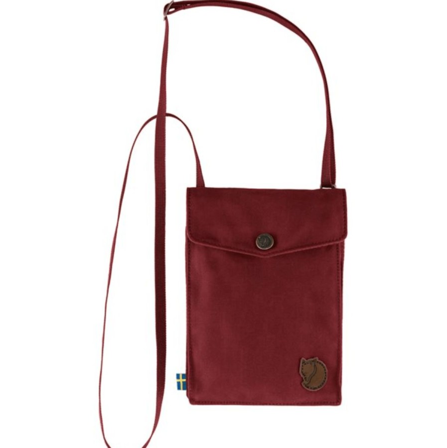 * Gift Selection Fjallraven Pocket Shoulder Bag Bordeaux Red Bags