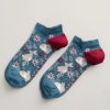 * Best Sale Seasalt Arty Trainer Socks Wax Resist Floral Enamel Socks