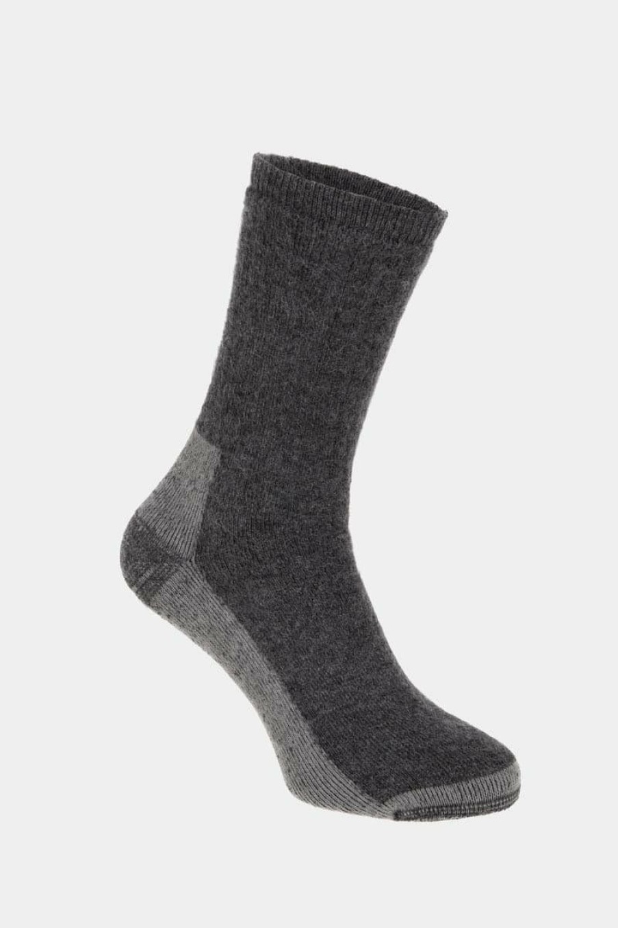 * Wholesale Vicuna Full Cushion Alpaca Sock Grey Socks