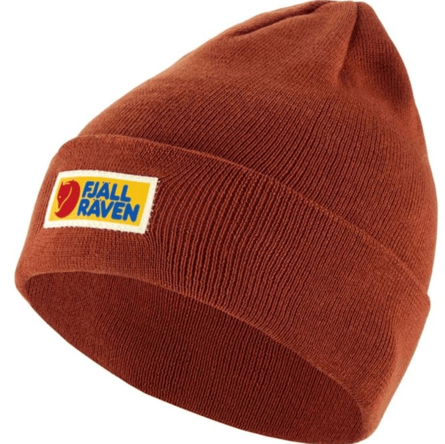 * Discounts Fjallraven Vardag Beanie Terracotta Brown Hats & Headbands & Hat Accessories