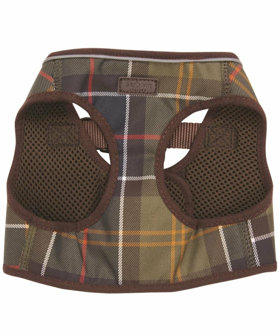 * New Barbour Tartan Step In Dog Harness Classic Dogs